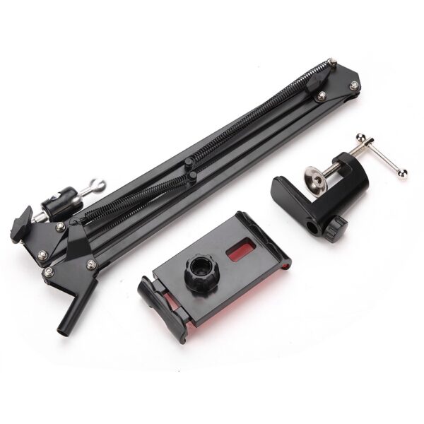 360° Rotation Bed Tablet Mount Solid Support Foldable Phone Bed Holder for 4-10.5in Tablet PC