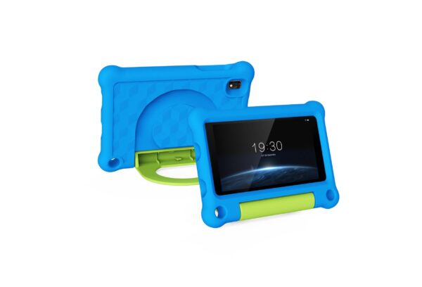 G-tab T7 Kids Tablet  7 Inch 1024&600 IPS Screen  Android 14  1.5GHz Quad-core CPU  4GB RAM 2GB &2GB Expansion 64GB ROM 2.4&5GHz WiFi  3000mAh Battery  2MP&2MP Camera-Blue