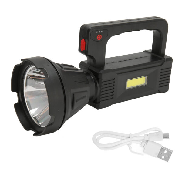Portable LED Light Waterproof Searchlight Handheld Emergency Flashlight for Outdoor Camping W5108