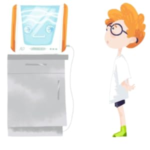 Peter Peyton meets Pablo The Printer for the first time.