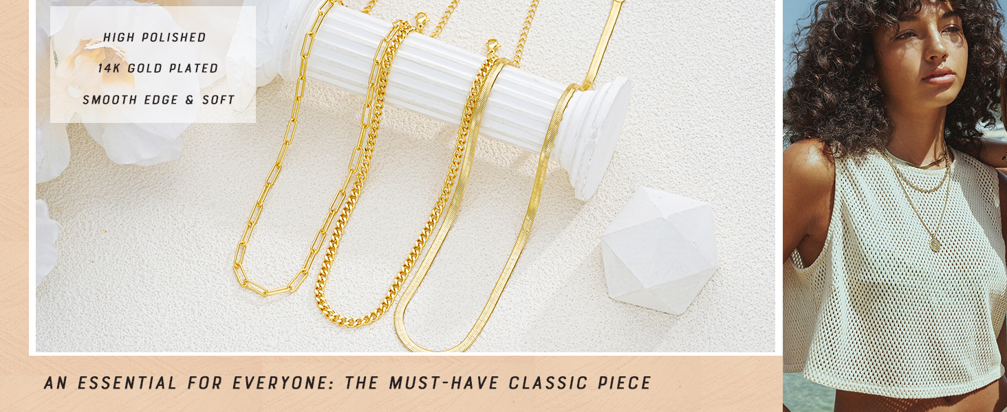 gold necklace