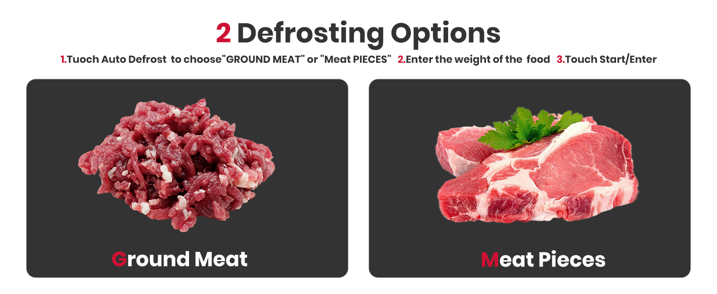 2 Defrosting Options