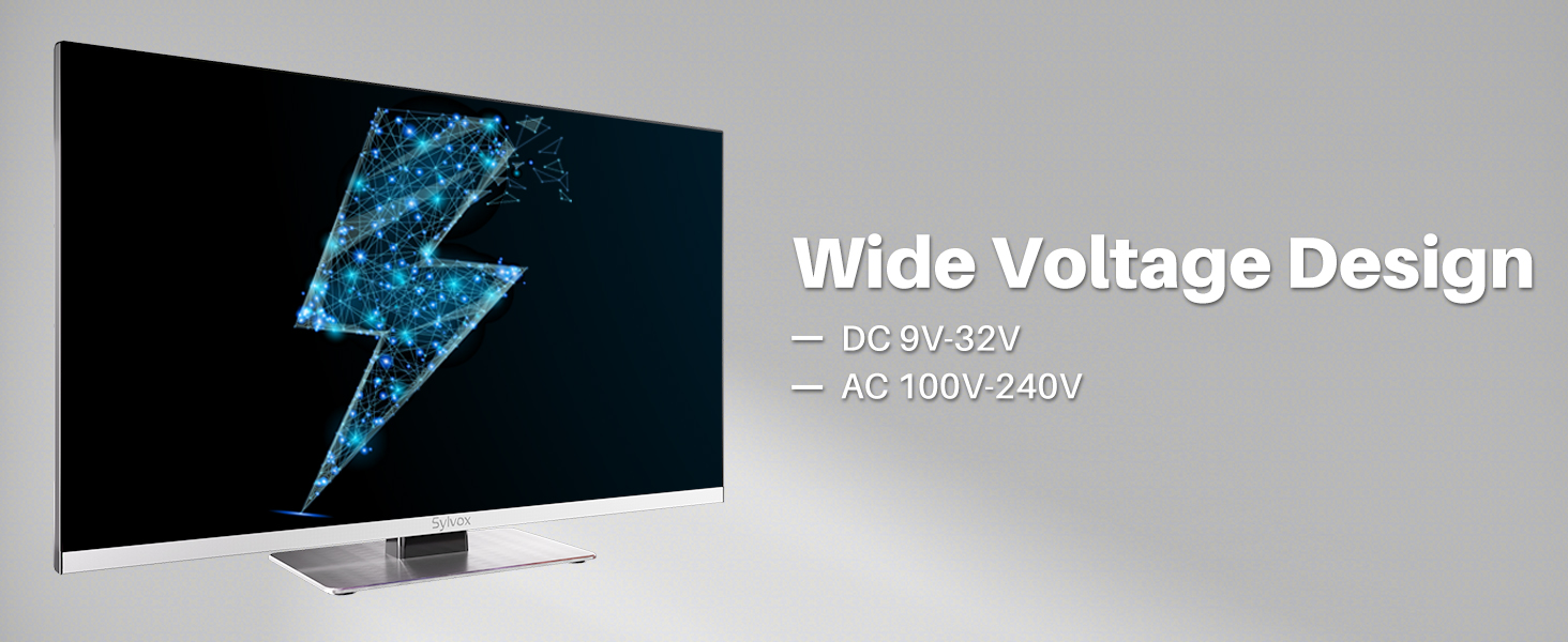 12v 24v 110v 220v 240v wide voltage design