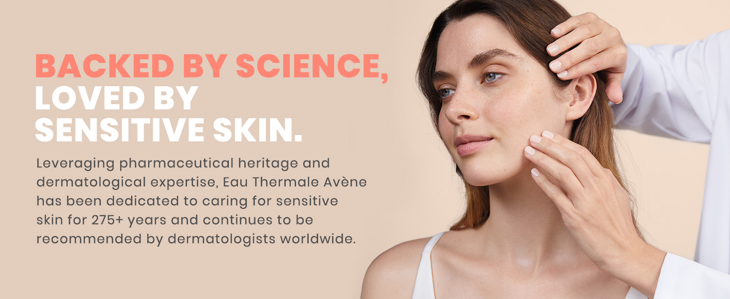 backed by science, loved by sensitive skin