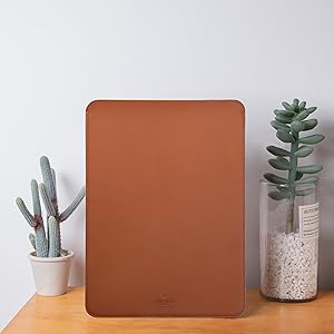 Comfyable,Laptop Sleeve,MacBook Pro,MacBook Air,13 inch,Faux Leather Cover Case
