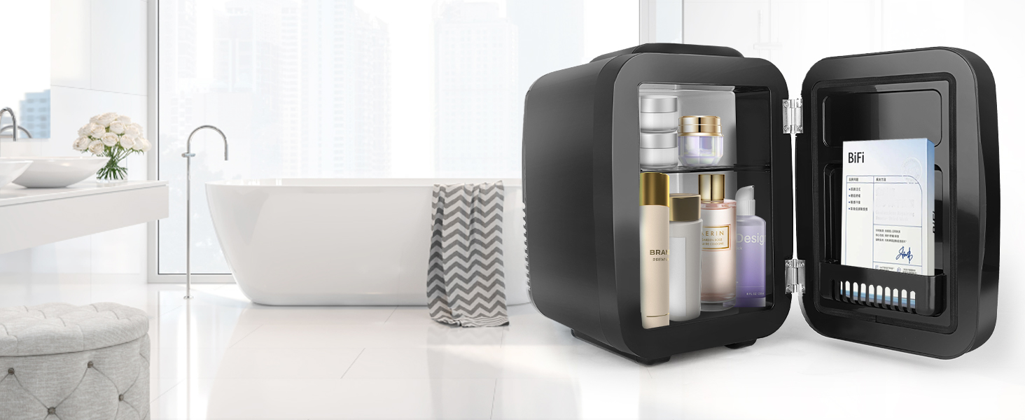 Small Refrigerator Portable Thermoelectric Cooler and Warmer Gaming mini fridge for Bedroom,Office
