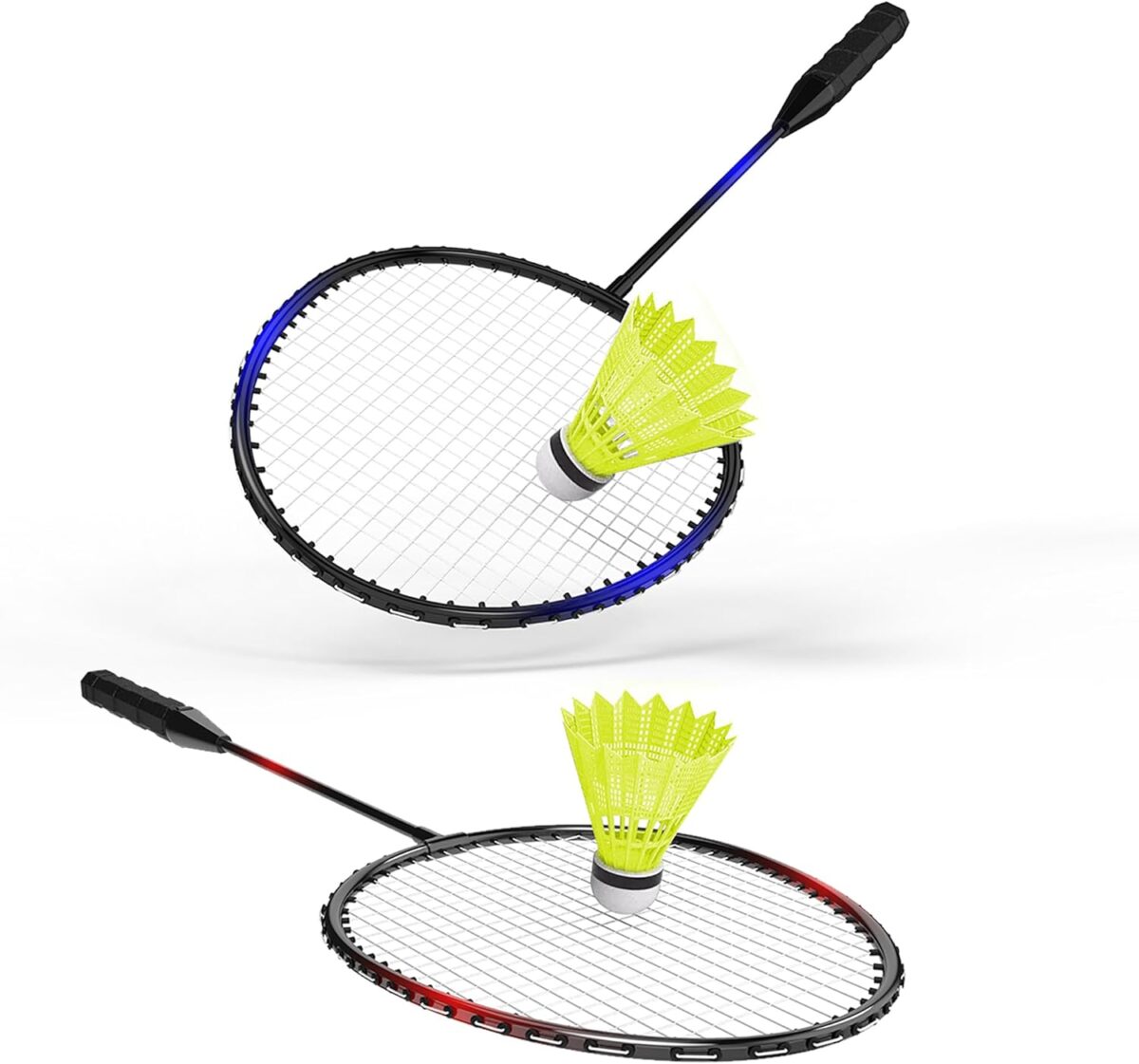 1749277729 KH Badminton Rackets Set of 2 4 6 for Adults KidsBeach Lawn Backyard Game Outdoor SportsRacquetsShuttlecocks Carry Bag Included KH Badminton Rackets Set of 2 4 6 for Adults Kids,Beach Lawn Backyard Game Outdoor Sports,Racquets,Shuttlecocks & Carry Bag Included
