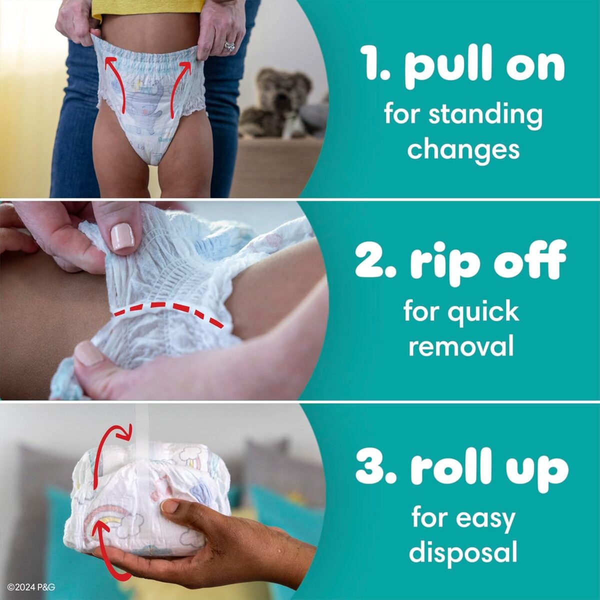 1749325380 Pampers Diapers Swaddlers 360 Size 6 72 Count for up to 100 Leakproof Premium Skin Protection Pampers Diapers - Swaddlers 360 - Size 6, 72 Count, for up to 100% Leakproof Premium Skin Protection