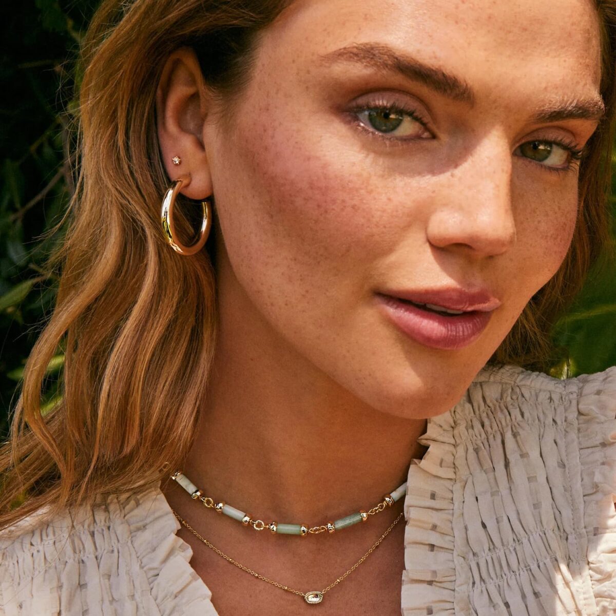 1749367353 Kendra Scott Mini Elisa 14k Gold Plated Satellite Short Pendant Necklace Fashion Jewelry for Women Kendra Scott Mini Elisa 14k Gold-Plated Satellite Short Pendant Necklace, Fashion Jewelry for Women