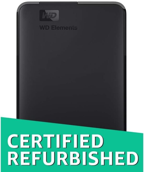 WD 2TB Elements Portable External Hard Drive – USB 3.0 – WDBUZG0020BBK-WESN (Renewed)