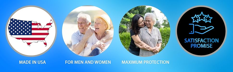 Maximum protection adult diapers