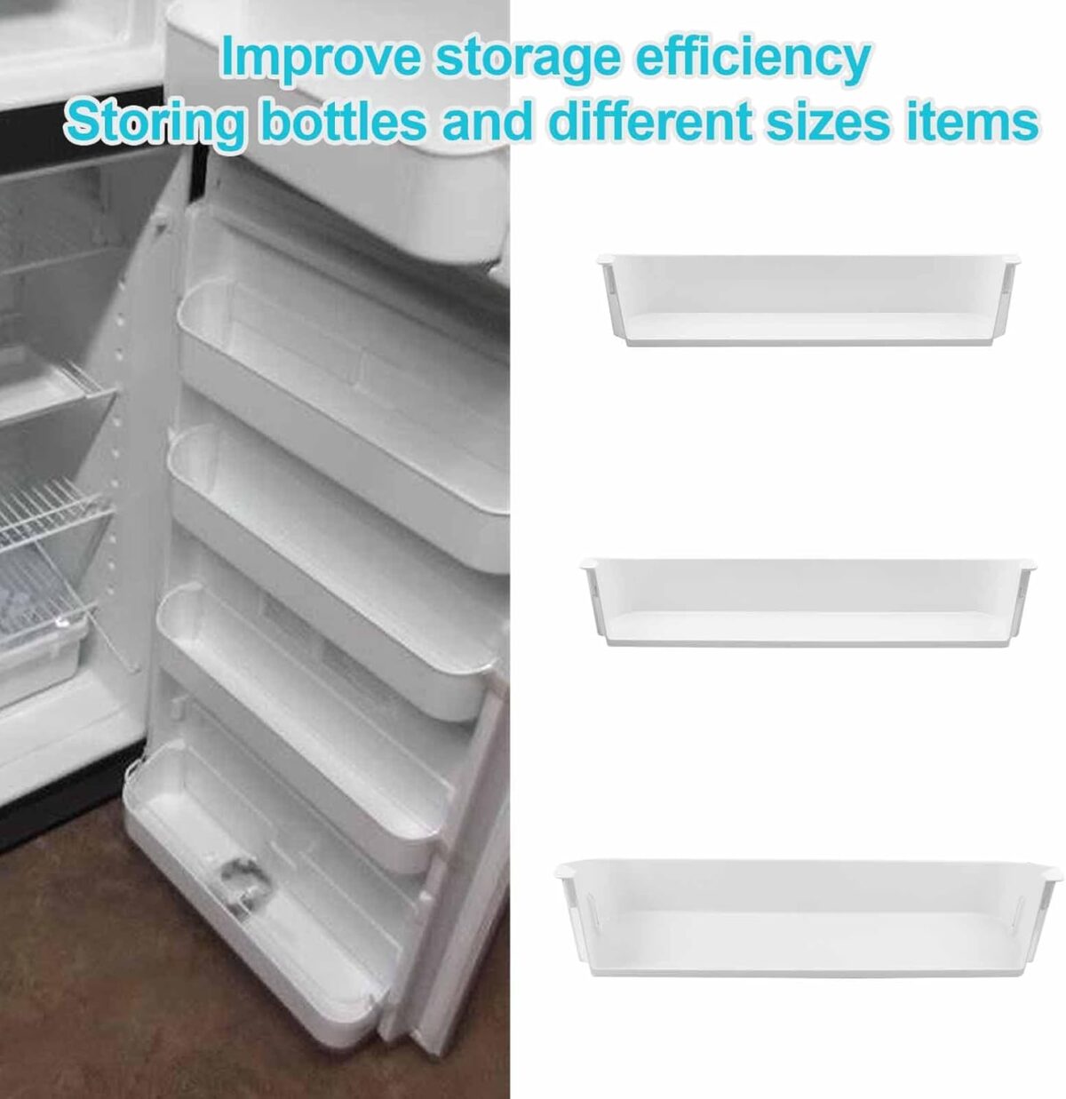 1749405125 29325760166 RV Refrigerator Door Shelf Kit Fits For Dometic Refrigerator Parts Replacement For Dometic Refrigerator FreezerUpperBottom Door Shelf 29325760166 RV Refrigerator Door Shelf Kit Fits For Dometic Refrigerator Parts, Replacement For Dometic Refrigerator Freezer/Upper/Bottom Door Shelf