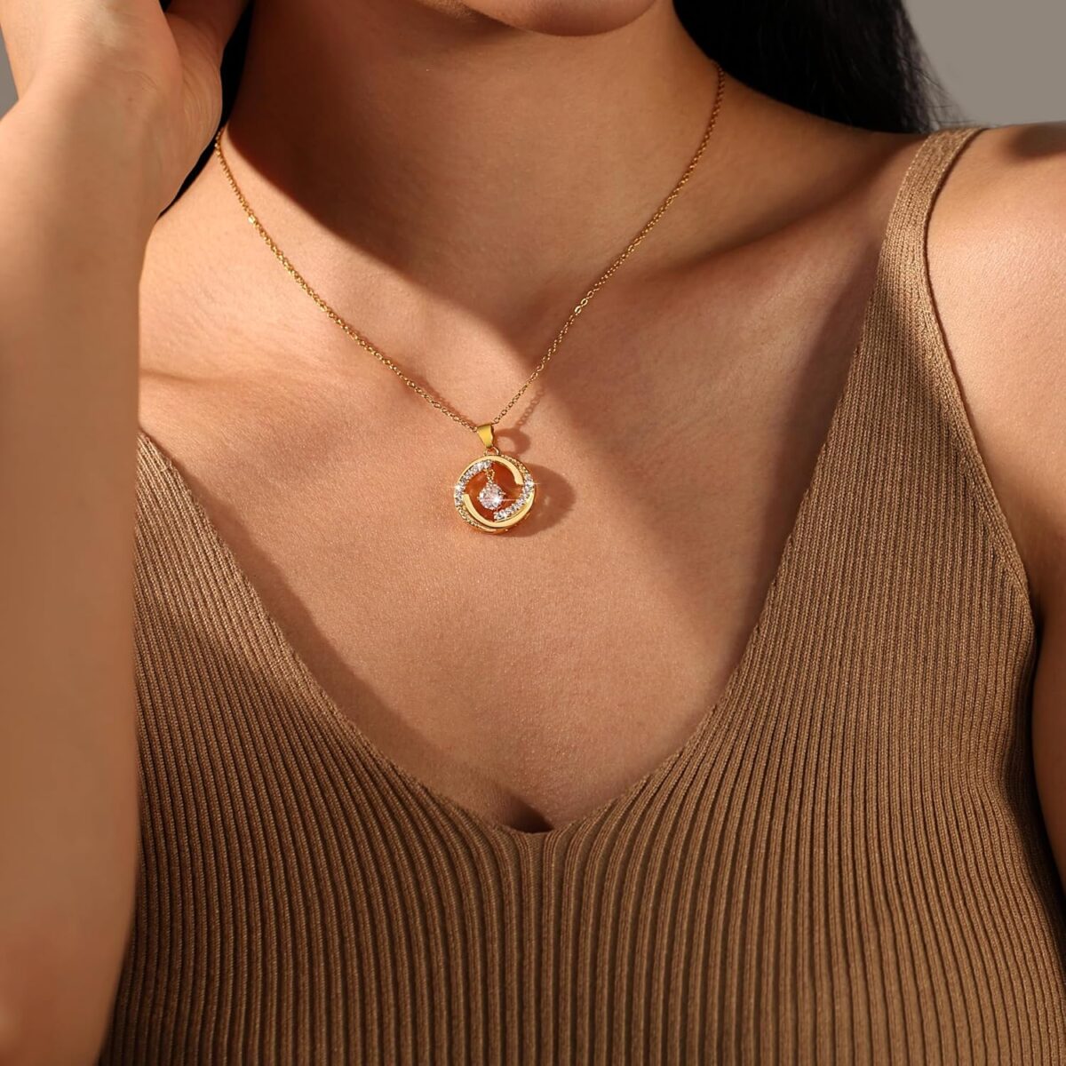 1749407449 Dainty Gold Necklace for Women 18K Real Gold Plated Necklace White Gold Cross Silver Necklace Cubic Zirconia Necklace Birthday Gifts for Women Jewelry Dainty Gold Necklace for Women, 18K Real Gold Plated Necklace, White Gold Cross Silver Necklace, Cubic Zirconia Necklace, Birthday Gifts for Women Jewelry