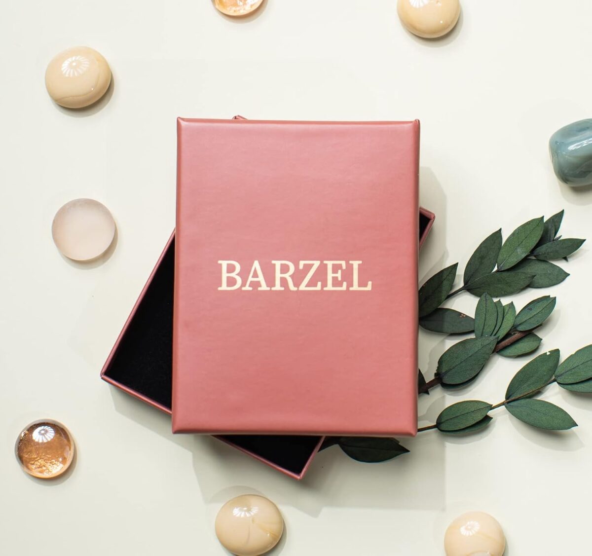 1749414077 Barzel 18K Gold Plated Multi Stone Crystal Baguette Necklace for Women Made In Brazil Barzel 18K Gold Plated Multi Stone Crystal Baguette Necklace for Women - Made In Brazil