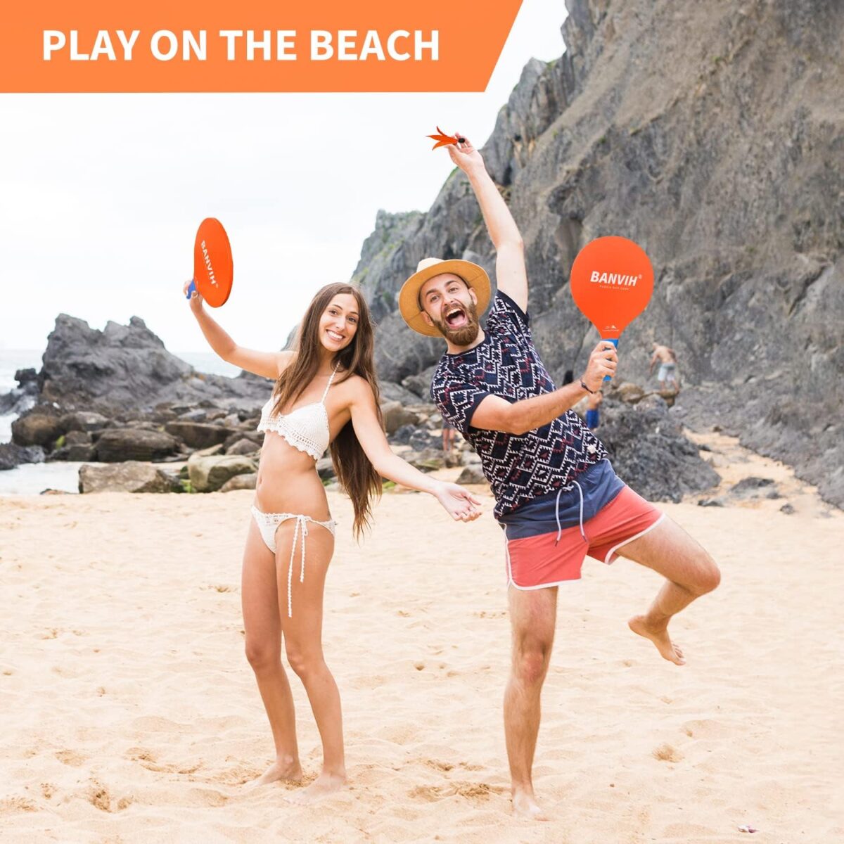 1749456829 Banvih Badminton Set 4 Rackets Paddle Ball Outdoor Games for Kids Teens Adults and Family Sports Beach Toys for Yard Lawn Camping Games Essentials Banvih Badminton Set 4 Rackets, Paddle Ball Outdoor Games for Kids Teens Adults and Family, Sports Beach Toys - for Yard, Lawn, Camping Games Essentials