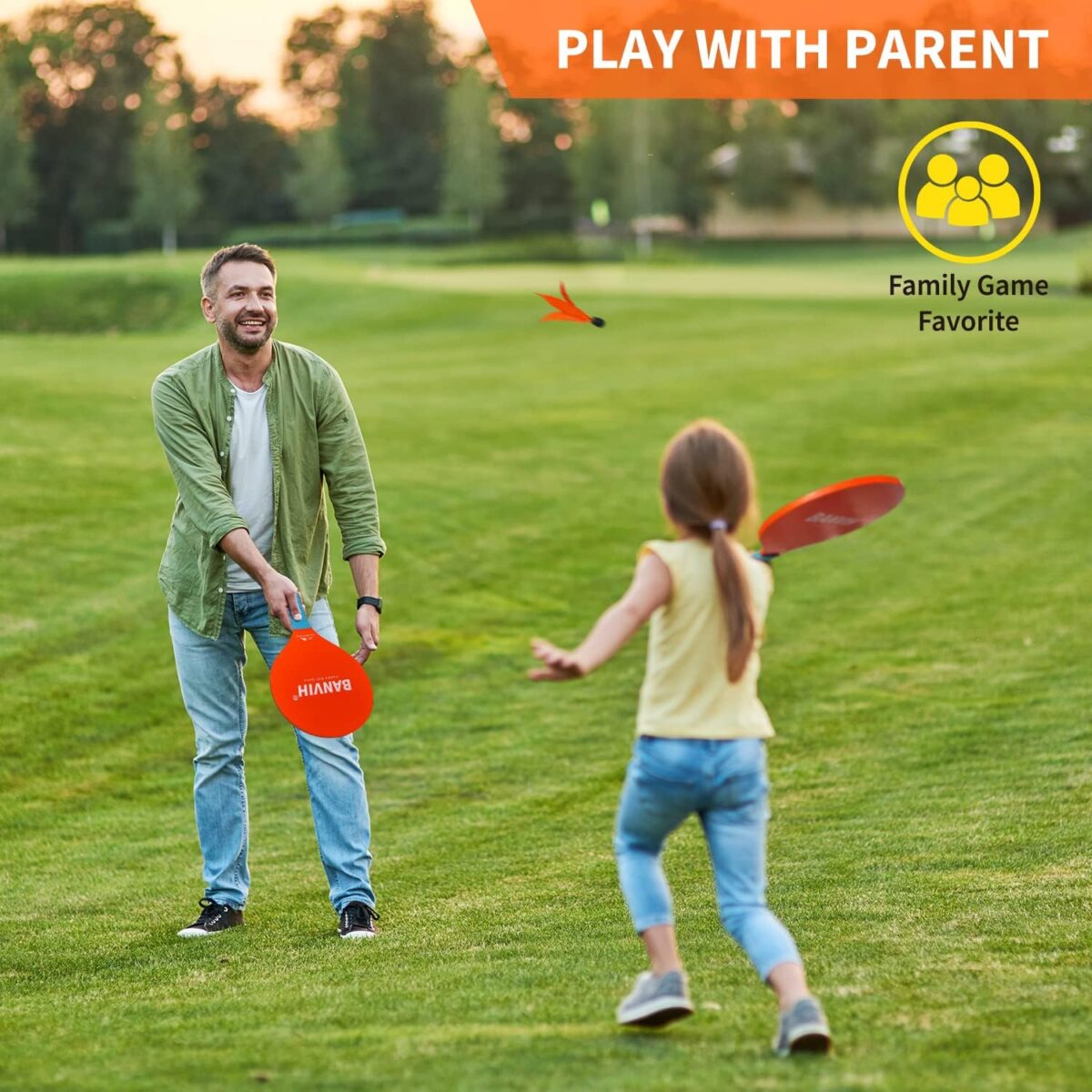 1749456830 Banvih Badminton Set 4 Rackets Paddle Ball Outdoor Games for Kids Teens Adults and Family Sports Beach Toys for Yard Lawn Camping Games Essentials Banvih Badminton Set 4 Rackets, Paddle Ball Outdoor Games for Kids Teens Adults and Family, Sports Beach Toys - for Yard, Lawn, Camping Games Essentials