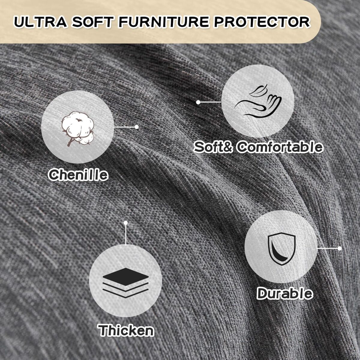 1749463370 MYSKY HOME Couch Cover for Sectional Sofa 2 Pieces Couch Covers for L Shape Sofa Cover Furniture Protector for Pets Kids Sofa Slipcover for 2 3 Cushion Couch 71x11871x118 Dark Grey MYSKY HOME Couch Cover for Sectional Sofa, 2 Pieces Couch Covers for L Shape Sofa Cover, Furniture Protector for Pets, Kids, Sofa Slipcover for 2-3 Cushion Couch (71"x118"+71"x118", Dark Grey)