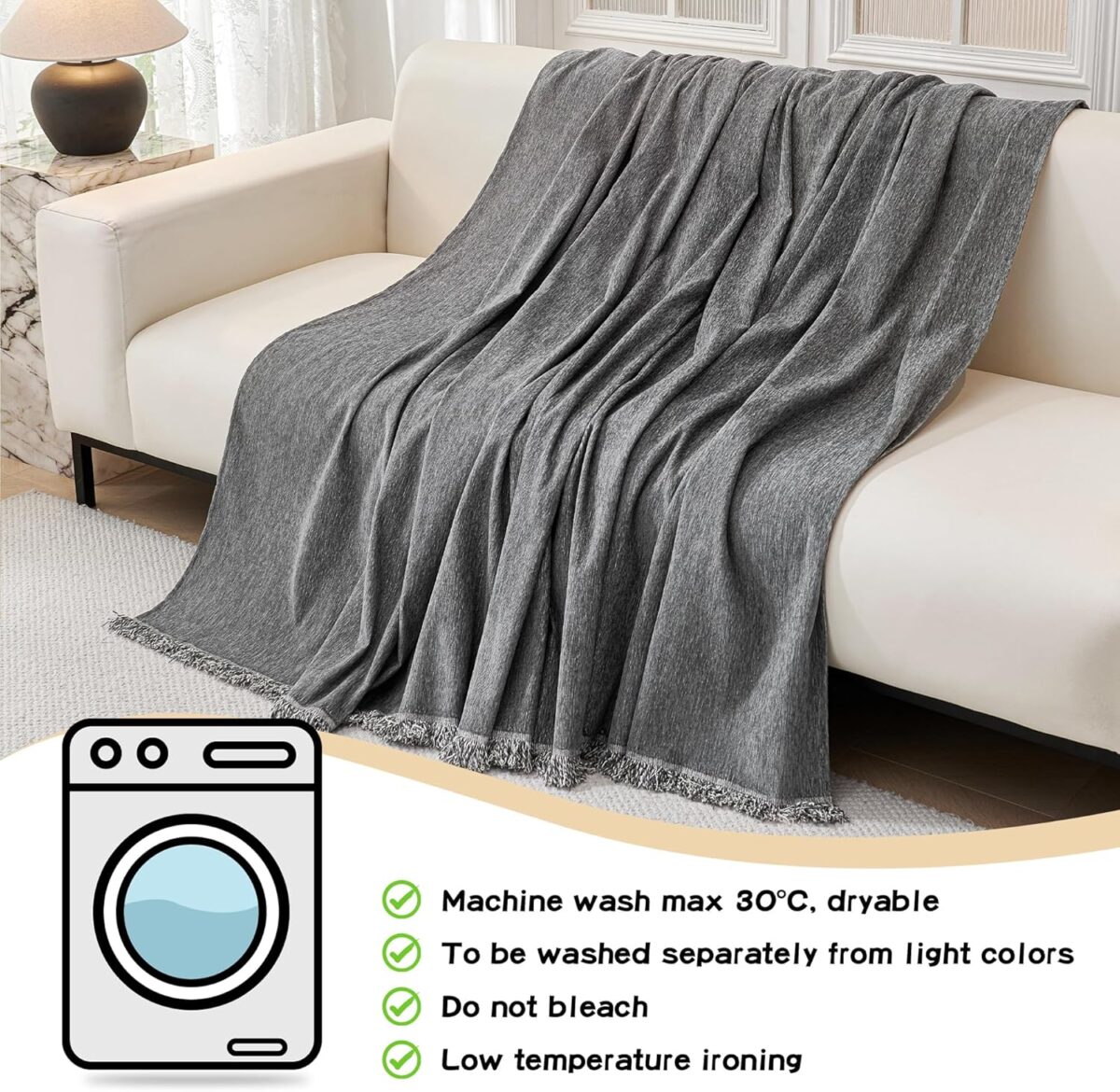 1749463373 MYSKY HOME Couch Cover for Sectional Sofa 2 Pieces Couch Covers for L Shape Sofa Cover Furniture Protector for Pets Kids Sofa Slipcover for 2 3 Cushion Couch 71x11871x118 Dark Grey MYSKY HOME Couch Cover for Sectional Sofa, 2 Pieces Couch Covers for L Shape Sofa Cover, Furniture Protector for Pets, Kids, Sofa Slipcover for 2-3 Cushion Couch (71"x118"+71"x118", Dark Grey)
