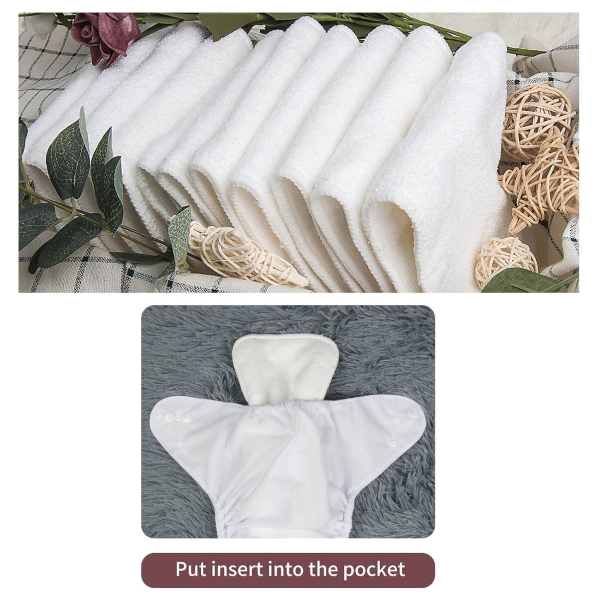1749519138 ALVABABY Baby Cloth Diaper 6 Pack with 12 Inserts One Size Cloth Diaper Covers Adjustable Washable Reusable for Baby Girls and Boys ALVABABY Baby Cloth Diaper 6 Pack with 12 Inserts One Size Cloth Diaper Covers Adjustable Washable Reusable for Baby Girls and Boys