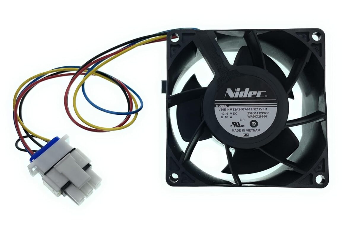 1749526116 MacMaxe Refrigerator Evaporator Fan Motor Replacement for GE GFE27GSDASS – Motor for Fresh Food Section MacMaxe Refrigerator Evaporator Fan Motor Replacement for GE GFE27GSDASS – Motor for Fresh Food Section
