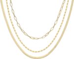 Gold-plated necklaces