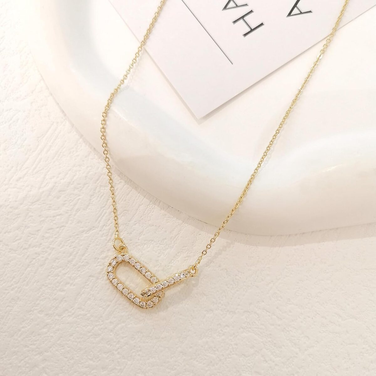 1749558446 Diamond Pendant Necklace for Women Dainty Gold Necklace 18k Gold Plated Paperclip Choker Necklaces Cute Open Oval Necklaces Simple Gold Necklace Jewelry Gifts for Women Trendy Diamond Pendant Necklace for Women, Dainty Gold Necklace 18k Gold Plated Paperclip Choker Necklaces Cute Open Oval Necklaces Simple Gold Necklace Jewelry Gifts for Women Trendy