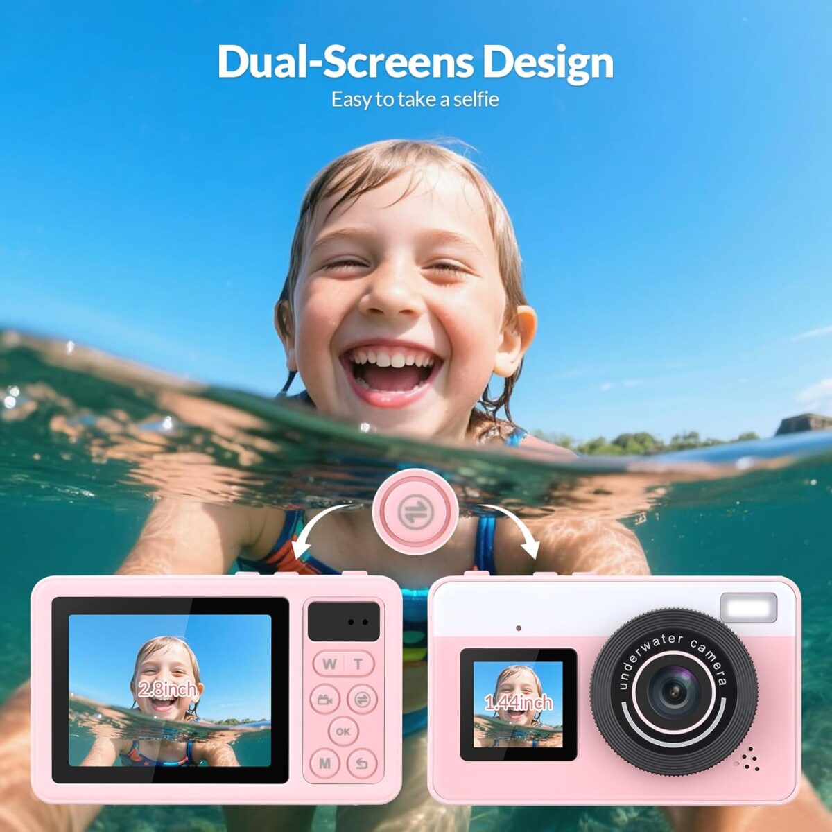 1749599082 Mafiti Underwater Camera 10FT Waterproof Camera Snorkeling Compact Floatable Digital Camera for Kids Teenagers Adults Surfing Swimming and KayakingPink Mafiti Underwater Camera 10FT Waterproof Camera Snorkeling, Compact Floatable Digital Camera for Kids Teenagers Adults, Surfing Swimming and Kayaking,Pink