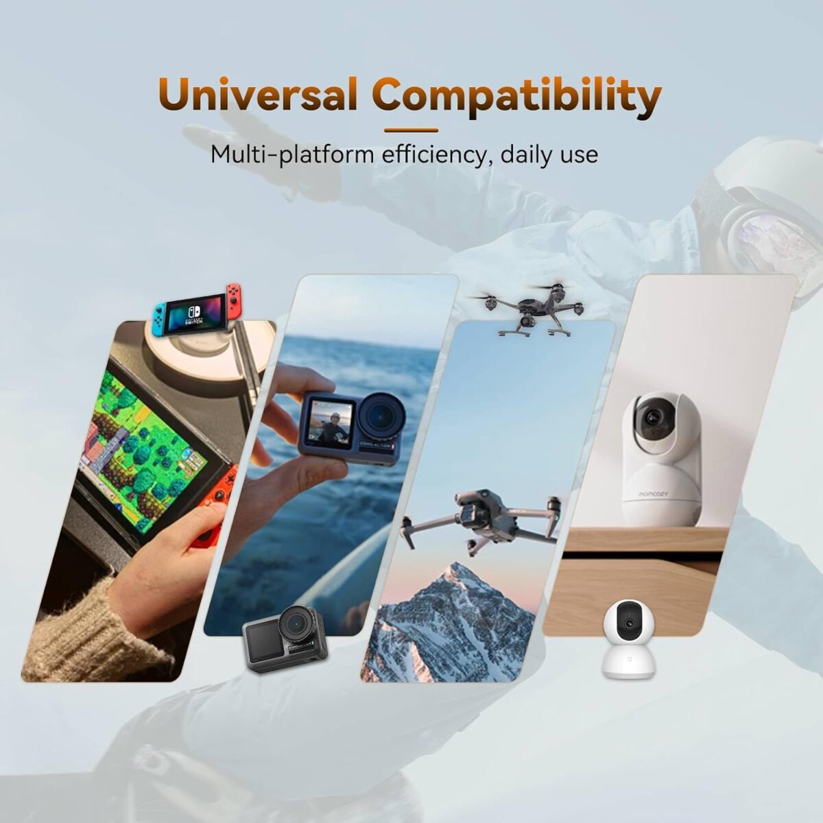 1749600784 MIXAGE 64GB MicroSDXC Card UHS I U3V30A1C10 175MBs Read 110MBs Write 4K UHD Video Recording 3D NAND Flash SD Memory Card for Smartphones Gaming Consoles DashSecurity Sports Cameras MIXAGE 64GB MicroSDXC Card UHS-I U3/V30/A1/C10-175MB/s Read 110MB/s Write, 4K UHD Video Recording - 3D NAND Flash SD Memory Card for Smartphones, Gaming Consoles, Dash/Security & Sports Cameras