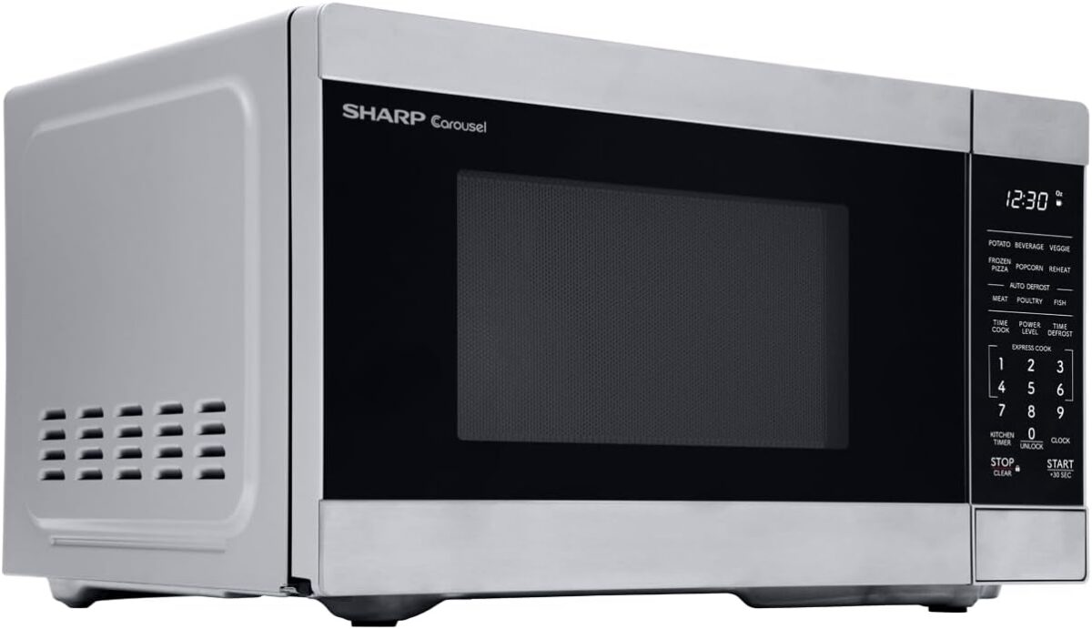 1749618292 SHARP ZSMC0962KS Countertop Microwave Oven with Removable 10.6 Carousel Turntable 0.9 Cubic Feet 900 Watt CuFt Stainless Steel SHARP ZSMC0962KS Countertop Microwave Oven with Removable 10.6" Carousel Turntable, 0.9 Cubic Feet, 900 Watt CuFt, Stainless Steel