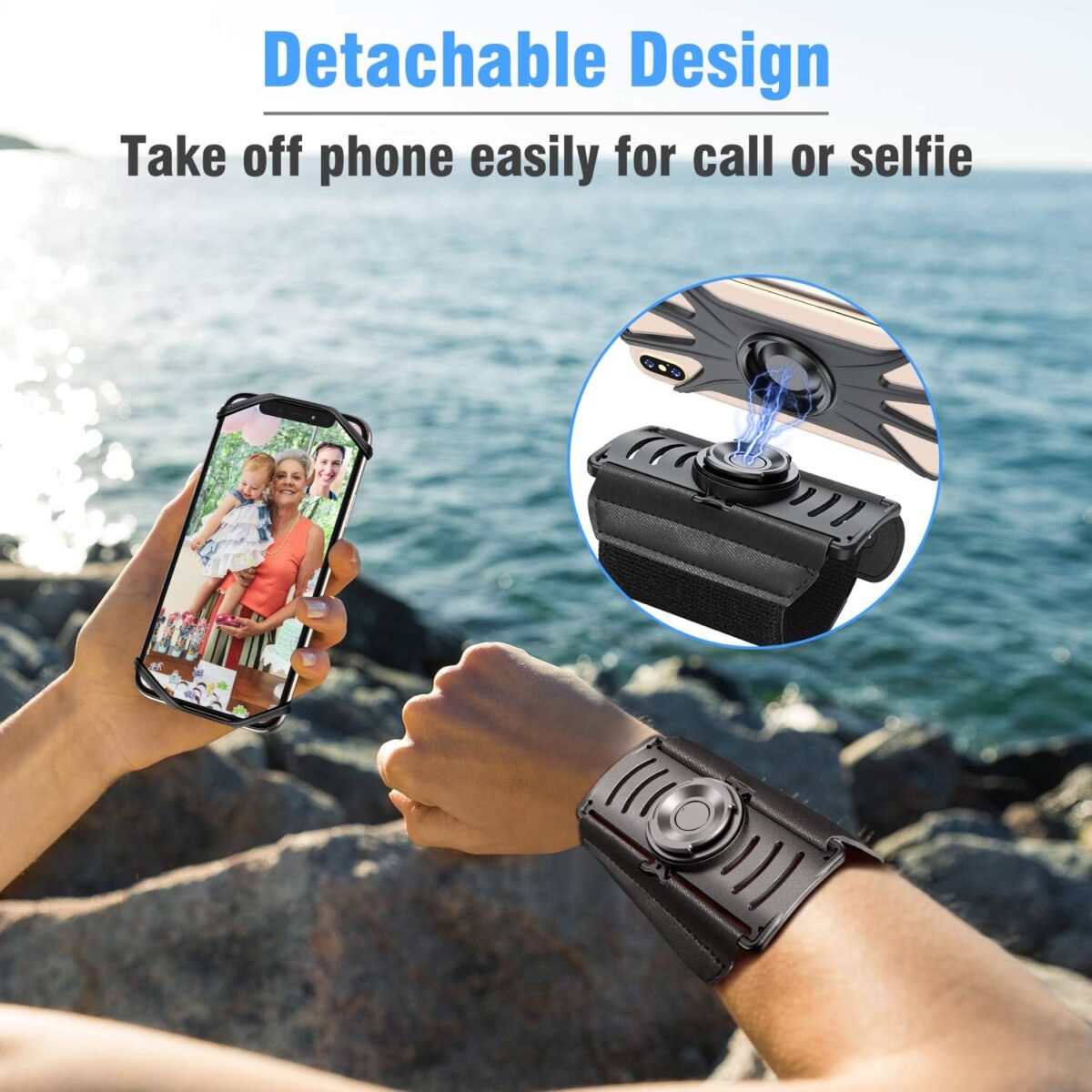 1749622261 VUP Detachable Cell Phone Running Armband 360°Rotatable for iPhone 16151413Pro MaxProMini1211 Fits All 4 6.9 Inch Smartphones with Key HolderPhone Holder for Running Hiking Biking Black VUP Detachable Cell Phone Running Armband 360°Rotatable for iPhone 16/15/14/13/Pro Max/Pro/Mini/12/11, Fits All 4-6.9 Inch Smartphones, with Key Holder,Phone Holder for Running Hiking Biking (Black)