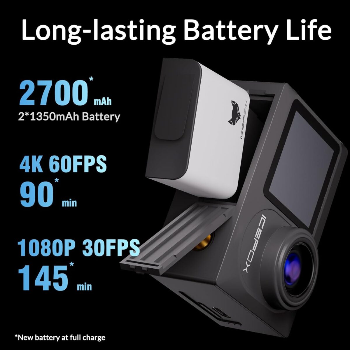 1749624383 icefox Action Camera 4K 60FPS 20MP Underwater with EIS5XZoomApp Support VideoPhoto EditingWaterproof Camera WiFi Remote Control for Cycling Swimming and Diving icefox Action Camera 4K 60FPS 20MP, Underwater with EIS,5XZoom,App Support Video&Photo Editing,Waterproof Camera WiFi Remote Control for Cycling, Swimming, and Diving