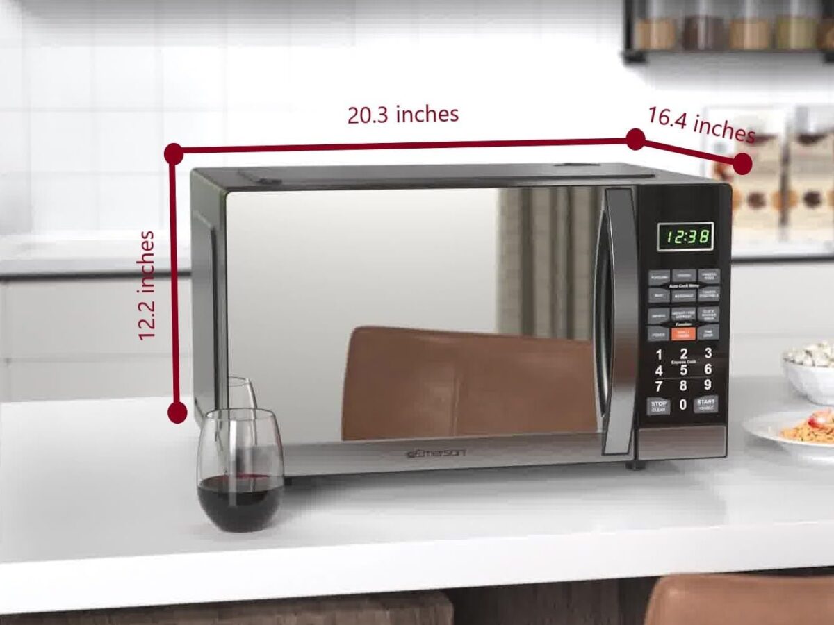 1749686485 Emerson MWG1191SB Countertop Microwave Oven with 1100W Grill Function Sleek Mirrored Finish 10 Power Levels 6 Auto Menus Glass Turntable and Child Safe Lock 1.1 Cu. Ft Stainless Steel Emerson MWG1191SB Countertop Microwave Oven with 1100W Grill Function, Sleek Mirrored Finish 10 Power Levels, 6 Auto Menus, Glass Turntable and Child Safe Lock, 1.1 Cu. Ft, Stainless Steel