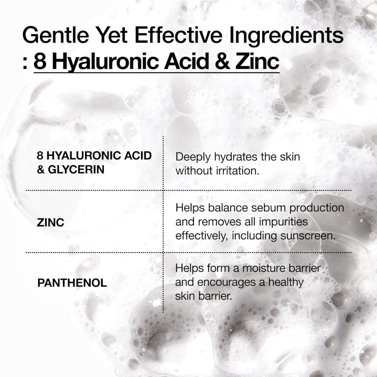 1749689817 ANUA Hydrating Gentle Foaming Cleanser Hyaluronic Acid Glycerin Zinc Panthenol Korean Face Wash for Dry Skin for Double Cleansing Korean Skincare 150ml5.07fl oz ANUA Hydrating Gentle Foaming Cleanser, Hyaluronic Acid, Glycerin, Zinc, Panthenol, Korean Face Wash for Dry Skin, for Double Cleansing, Korean Skincare (150ml/5.07fl oz.)