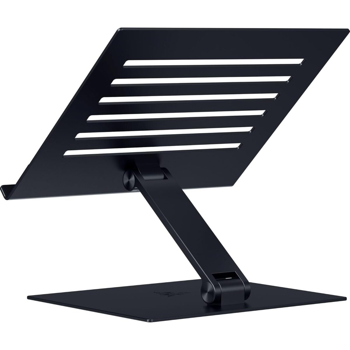 1749690168 Razer Adjustable Laptop Stand Fits Most Tablets Laptops Macbooks 14 to 18 Adjust Height and Tilt Durable Aluminum Construction Vented Design Foldable for Storage Travel Black Razer Adjustable Laptop Stand: Fits Most Tablets, Laptops & Macbooks 14” to 18" - Adjust Height and Tilt - Durable Aluminum Construction - Vented Design - Foldable for Storage & Travel - Black