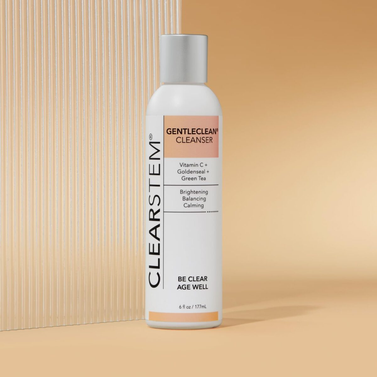 1749690372 CLEARSTEM GENTLECLEAN Vitamin C Infused Calming Wash Facial Cleanser Makeup Remover Goldenseal Green Tea Facial Skin Care Products Vegan Gluten Free Cruelty Free 6 fl oz 207ml CLEARSTEM - GENTLECLEAN Vitamin C Infused Calming Wash - Facial Cleanser, Makeup Remover - Goldenseal + Green Tea - Facial Skin Care Products - Vegan, Gluten Free, Cruelty Free - 6 fl oz / 207ml