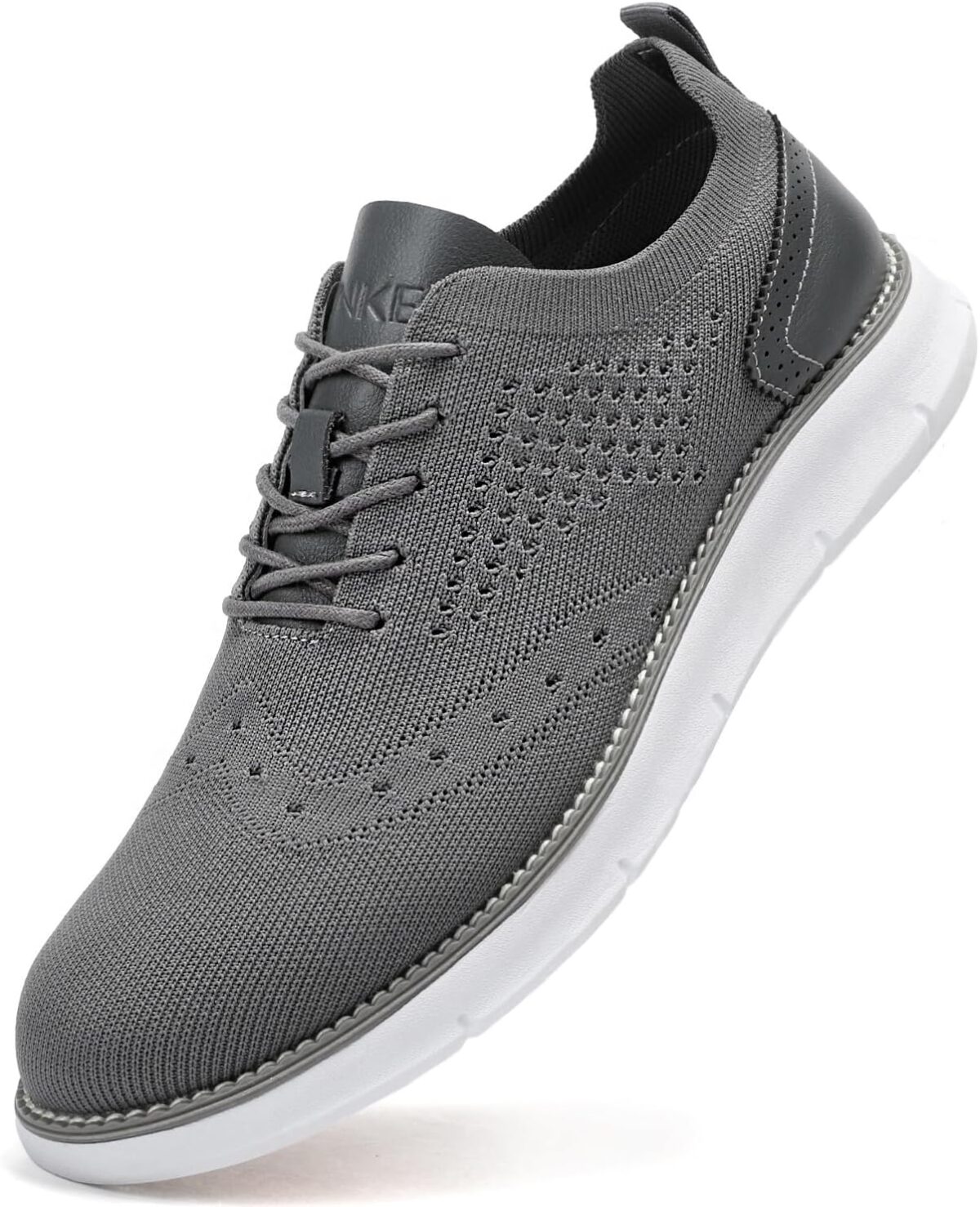 Men’s Casual Dress Oxfords Shoes Breathable Knit Leisure Fashion Sneakers Lightweight Comfortable Walking Shoes