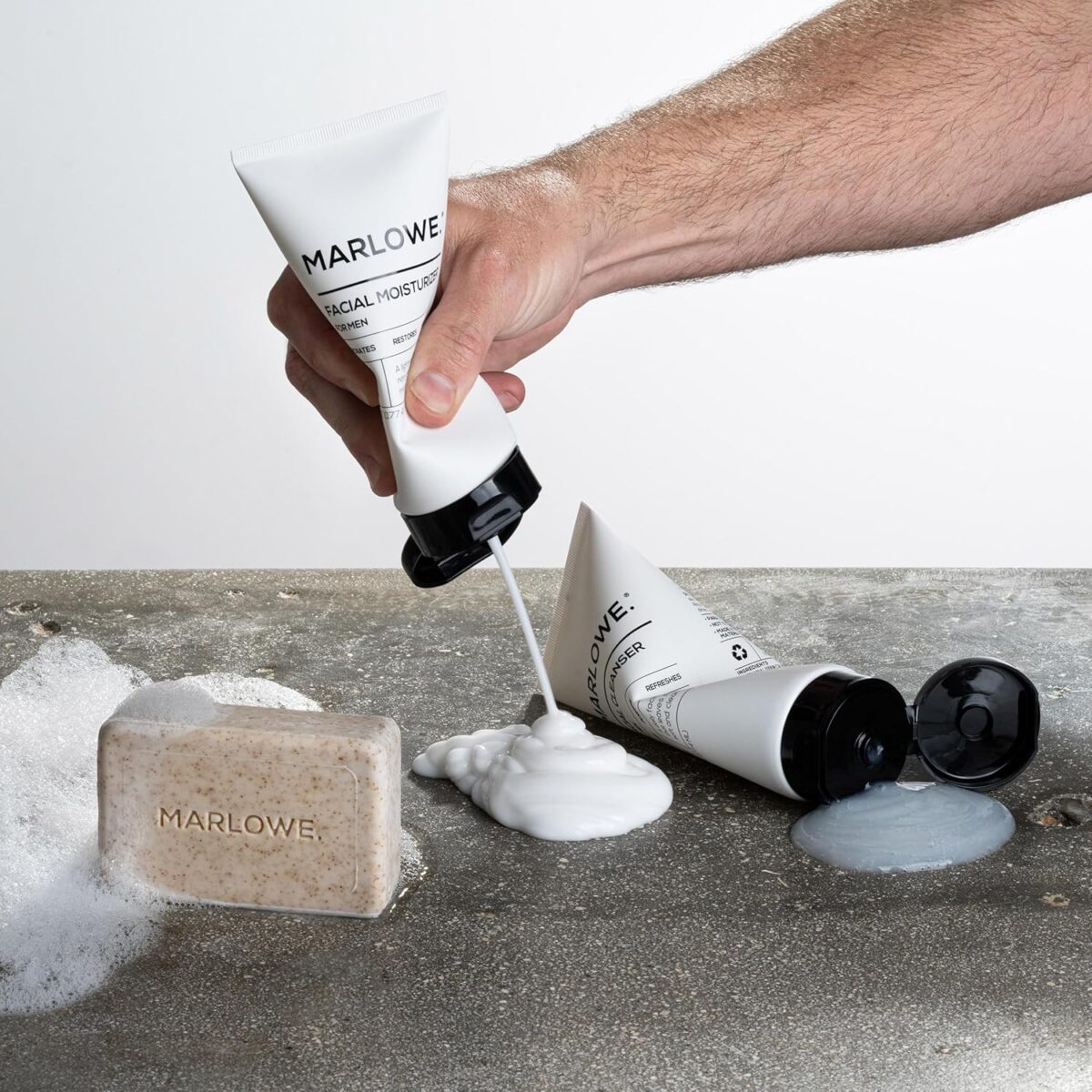 1749711170 MARLOWE. No. 121 Facial Cleanser 6 oz Daily Mens Face Wash with Natural Extracts Antioxidants Soothes Purifies Refreshes Thick Lather Fresh Woodsy Scent MARLOWE. No. 121 Facial Cleanser 6 oz, Daily Mens Face Wash with Natural Extracts & Antioxidants, Soothes, Purifies, Refreshes, Thick Lather, Fresh Woodsy Scent