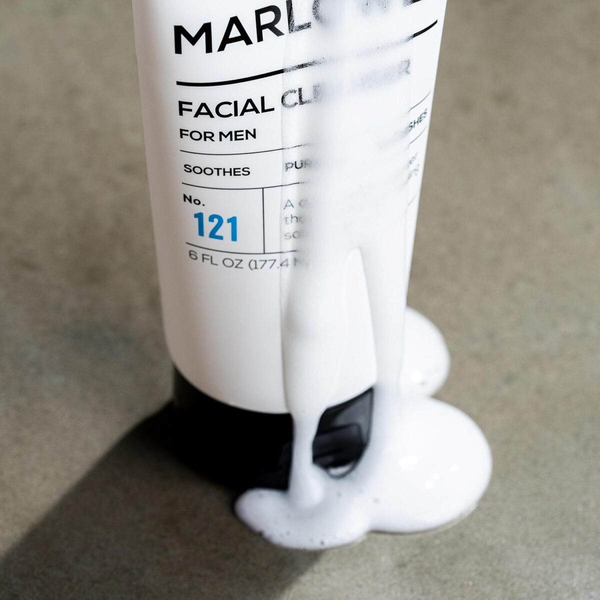 1749711171 MARLOWE. No. 121 Facial Cleanser 6 oz Daily Mens Face Wash with Natural Extracts Antioxidants Soothes Purifies Refreshes Thick Lather Fresh Woodsy Scent MARLOWE. No. 121 Facial Cleanser 6 oz, Daily Mens Face Wash with Natural Extracts & Antioxidants, Soothes, Purifies, Refreshes, Thick Lather, Fresh Woodsy Scent