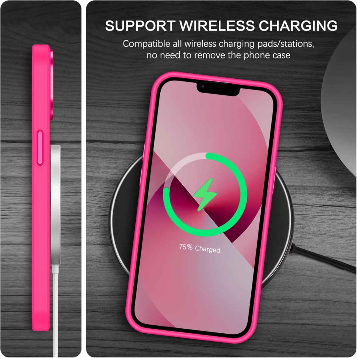 1749711686 BENTOBEN Magnetic for iPhone 13 Case iPhone 14 Case Compatible with Magsafe Translucent Matte Phone Case iPhone 1314 Slim Shockproof Women Men Protective Cover for iPhone 1314 6.1 Hot Pink BENTOBEN Magnetic for iPhone 13 Case & iPhone 14 Case [Compatible with Magsafe] Translucent Matte Phone Case iPhone 13/14 Slim Shockproof Women Men Protective Cover for iPhone 13/14 6.1", Hot Pink