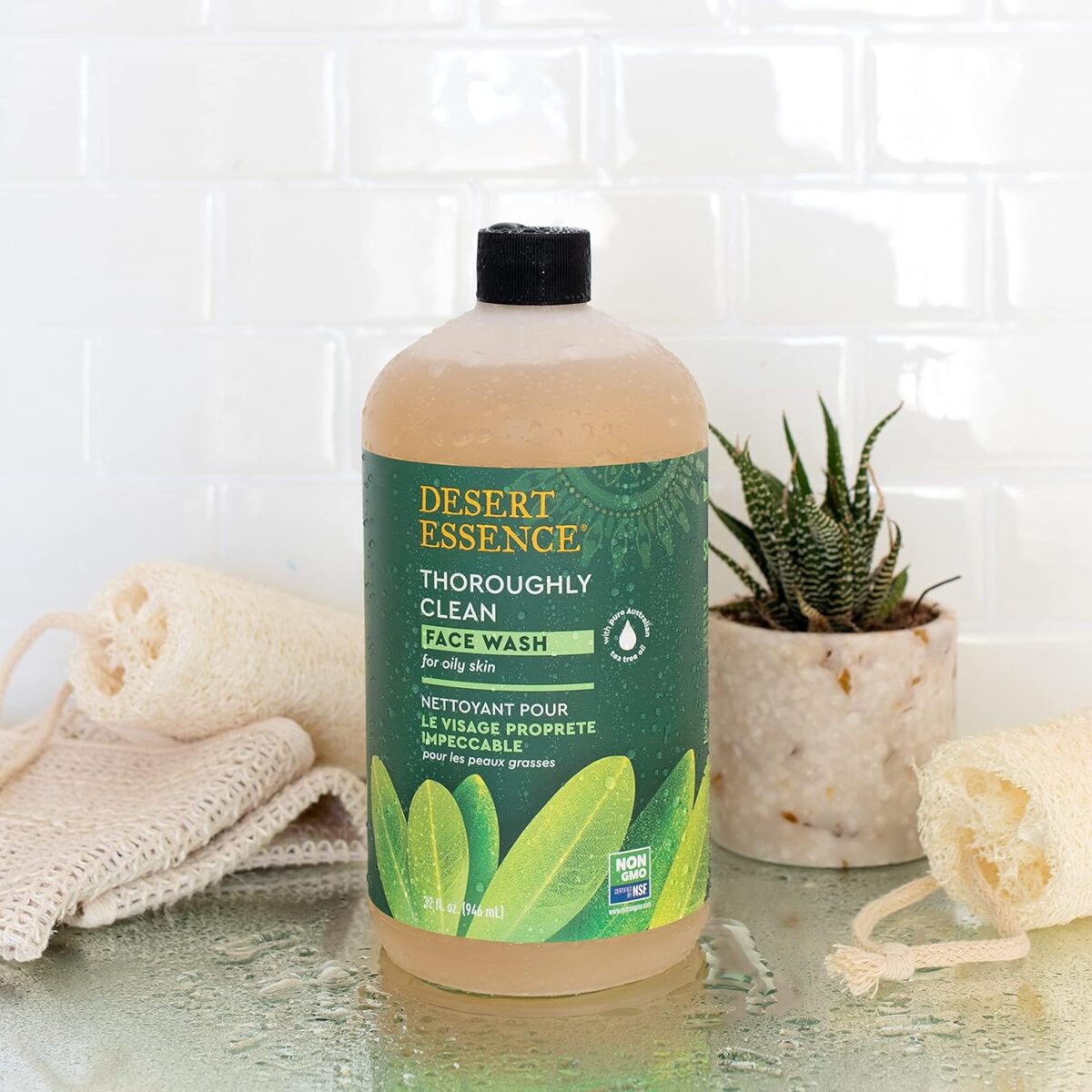 1749713045 Desert Essence Thoroughly Clean Face Wash Original Deep Cleansing Formula with Tea Tree Castile Soap Coconut Oil 32oz Soothing Unisex Skin Cleaning Agent Desert Essence Thoroughly Clean Face Wash Original Deep Cleansing Formula with Tea Tree, Castile Soap & Coconut Oil - 32oz - Soothing, Unisex Skin Cleaning Agent