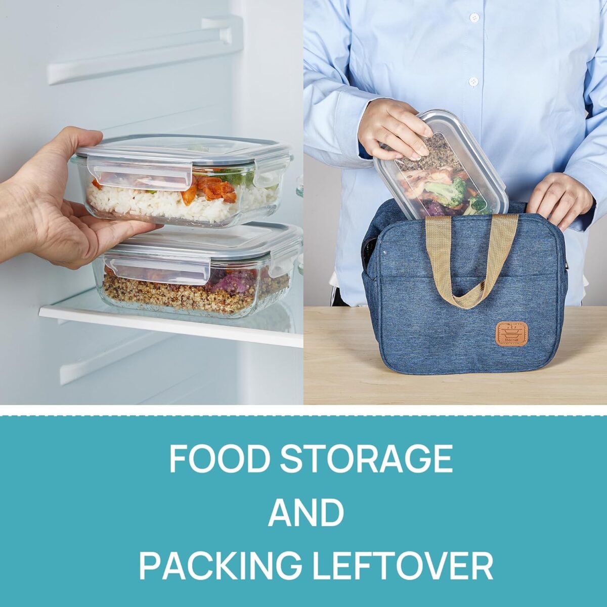 1749715839 Vtopmart 5Pack 22oz Glass Storage Containers with Lids Glass Meal Prep Food Container Sets with Snap Airtight Lids for Microwave Oven Freezer and Dishwasher Vtopmart 5Pack 22oz Glass Storage Containers with Lids, Glass Meal Prep Food Container Sets with Snap Airtight Lids for Microwave, Oven, Freezer and Dishwasher