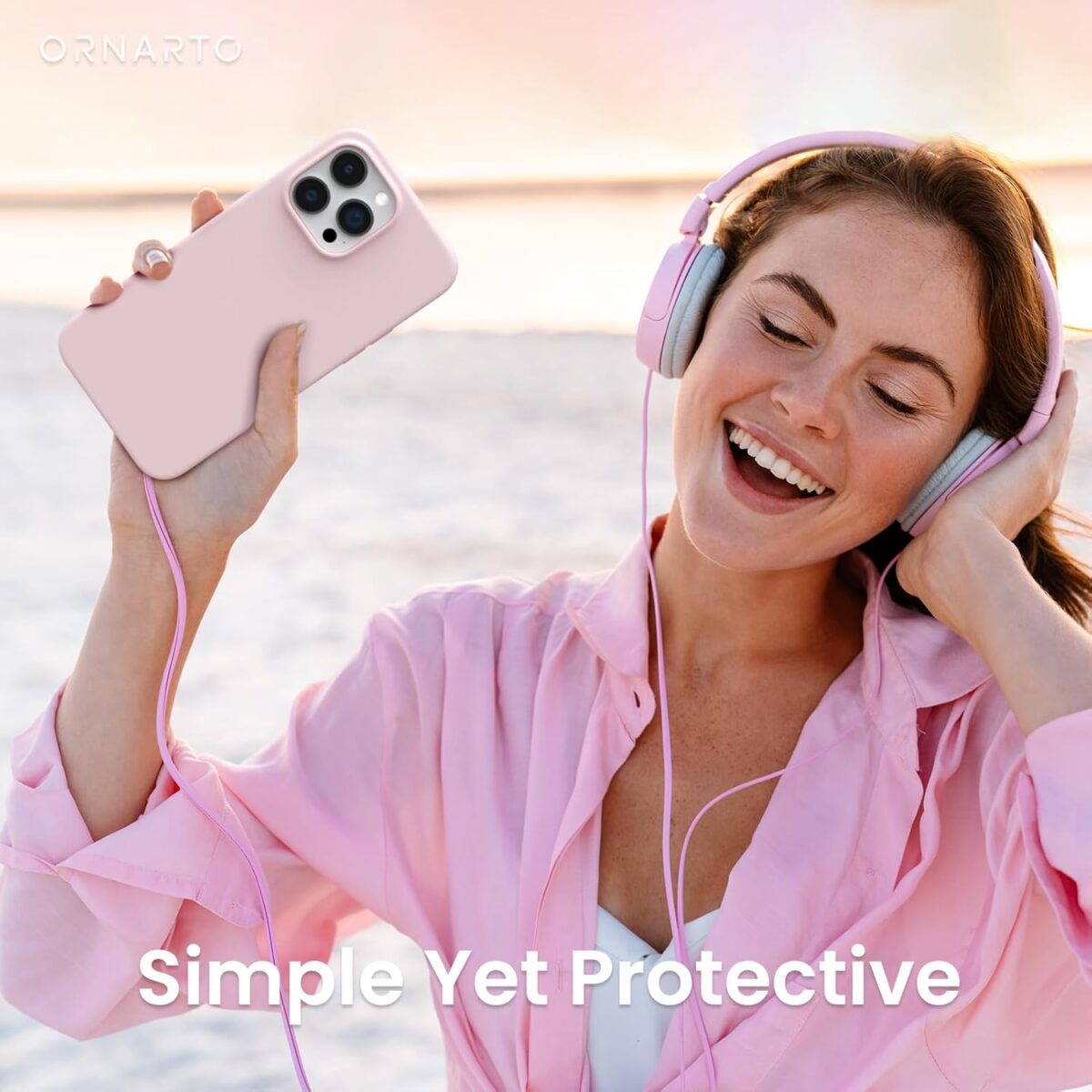 1749719891 ORNARTO Compatible with iPhone 14 Pro Max Case 6.7 Slim Liquid Silicone 3 Layers Full Covered Soft Gel Rubber Phone Case Protective Cover with Microfiber Lining 6.7 inch Chalk Pink ORNARTO Compatible with iPhone 14 Pro Max Case 6.7, Slim Liquid Silicone 3 Layers Full Covered Soft Gel Rubber Phone Case Protective Cover with Microfiber Lining 6.7 inch-Chalk Pink