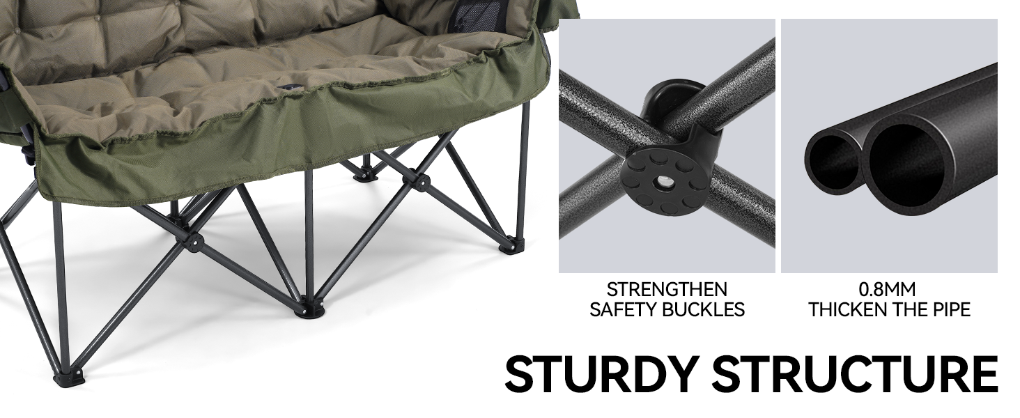 double camping chair 2-2