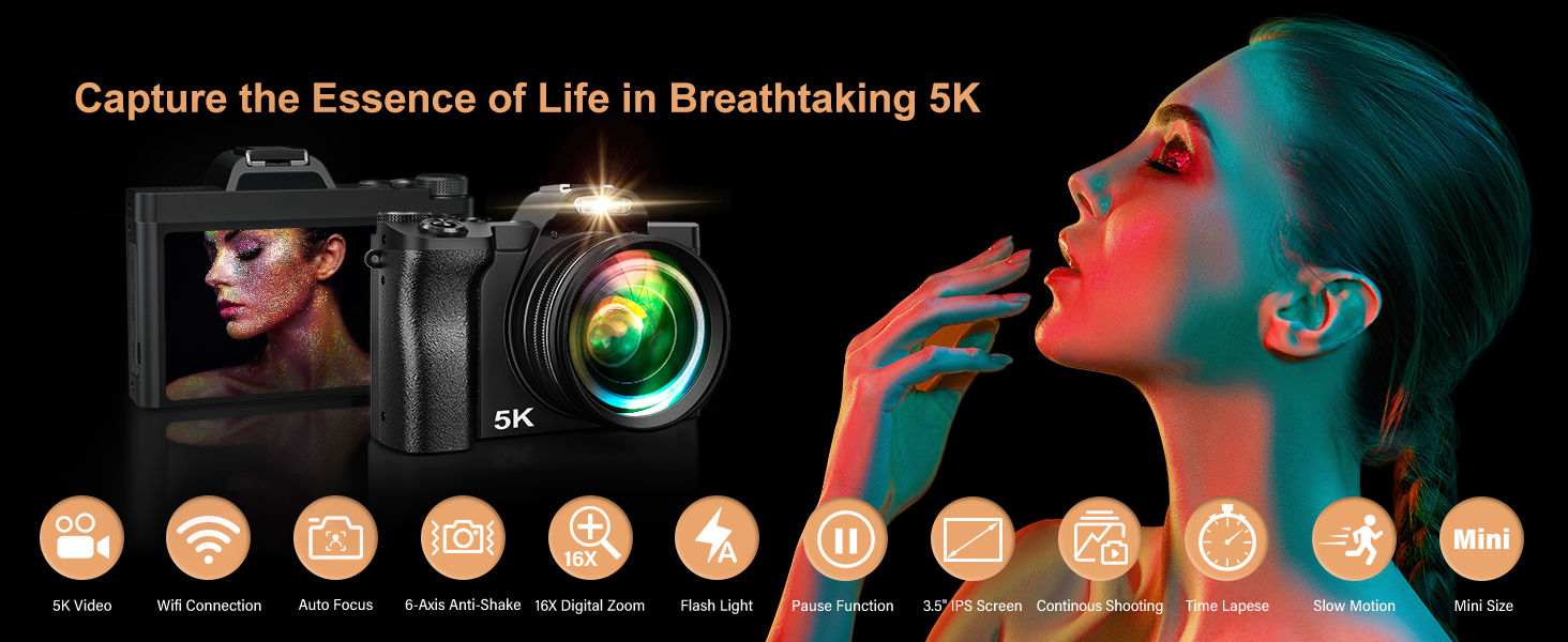 5K digital camera