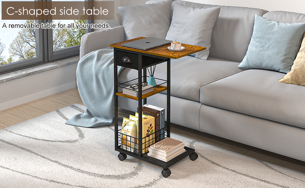 c shaped table