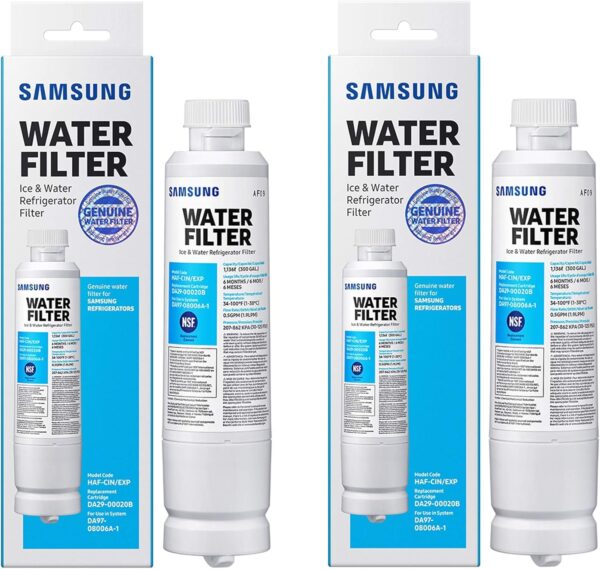 2 Pack Samsung DA29-00020B HAF-CIN/EXP Refrigerator Water Filter (2 Items)