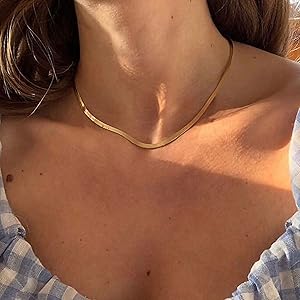 3mm snake chain necklace