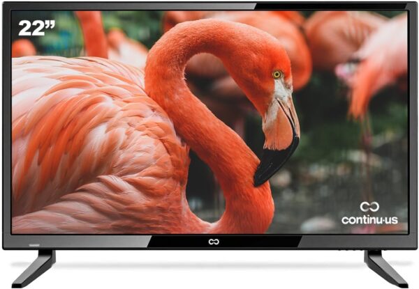 22-inch HDTV | CT-2280, 1080p High Definition LED Television, LED Non-Smart TV with HDMI, USB, VGA, & Headphone – Compatible with Amazon Fire, Apple TV & ROKU Stick | 2024 Model