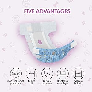 disposable dog diapers female