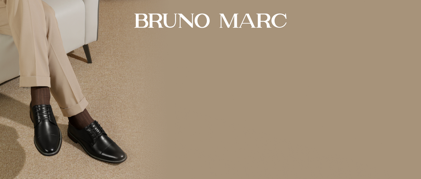Bruno Marc Men's Lace-Up Comfortable Fashion Dress Shoes